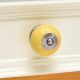 Yellow Pink Crackle Ceramic Furniture Knob Online