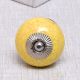 Yellow Pink Crackle Ceramic Furniture Knob Online