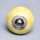 Yellow Ceramic Floral Drawer Knob Online
