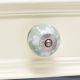Sage Green White Hearted Ceramic Dresser Knobs Online