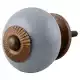 Solid Dark Grey Knob