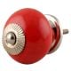 Solid Red Ceramic Knob