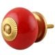 Solid Red Ceramic Knob