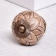 Golden Flower Ceramic Dresser Knob