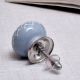 Grey Floral Embossed Cabinet knob