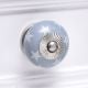 Light Grey White Tiny Star Pattern Cabinet Knobs