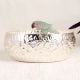 Silver Finish Engraved Bowl Made of Premium White Metal