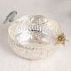 Silver Finish Engraved Bowl Made of Premium White Metal