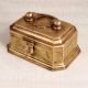 Vintage Finest Brass Jewelry Box from Colonial Period