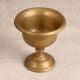 High-Quality Brass Kumkum Bowl Cup in Brown Finish