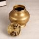Handmade Brown Ganga Jali Pot Made of High-Quality Brass