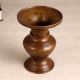 Elegant Brown Brass Holy Pot from South India for Decor