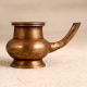 Handmade Finest Brass Water Pot with Spout in South Indian Art