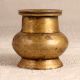 Vintage South India Brass Holy Water Pot with Spout for Decor