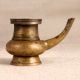 Vintage South Indian Brass Sagar Pot with Spout for Decor