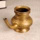 Vintage Sturdy Brass Water Pot with Spout for Decoration