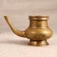Vintage Sturdy Brass Water Pot with Spout for Decoration