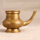 Vintage Sturdy Brass Water Pot with Spout for Decoration