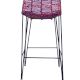 Tella Metal Woven Bar Stool Multicolor