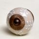 Cream Leaf Ceramic Knob