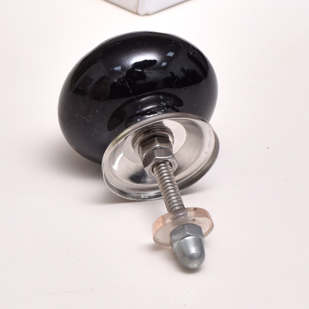 Black Etched Ceramic Knob 41