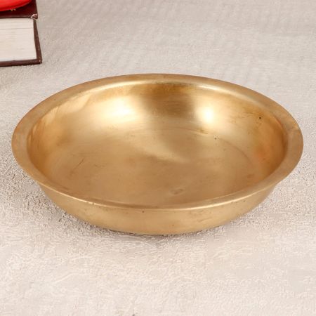 Handmade Finest Bell Metal God Bath Bowl for Prayer Room