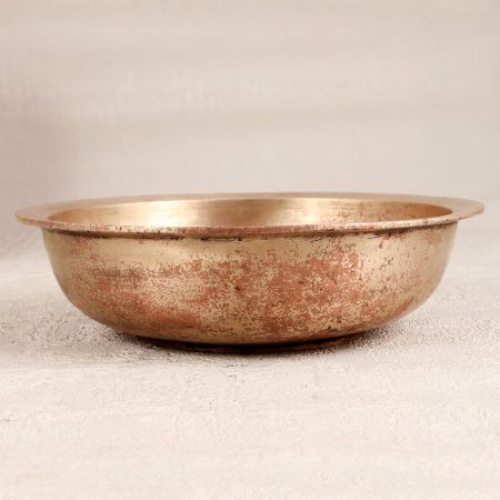 Vintage Handmade God Bath Bowl Made of Bell Metal