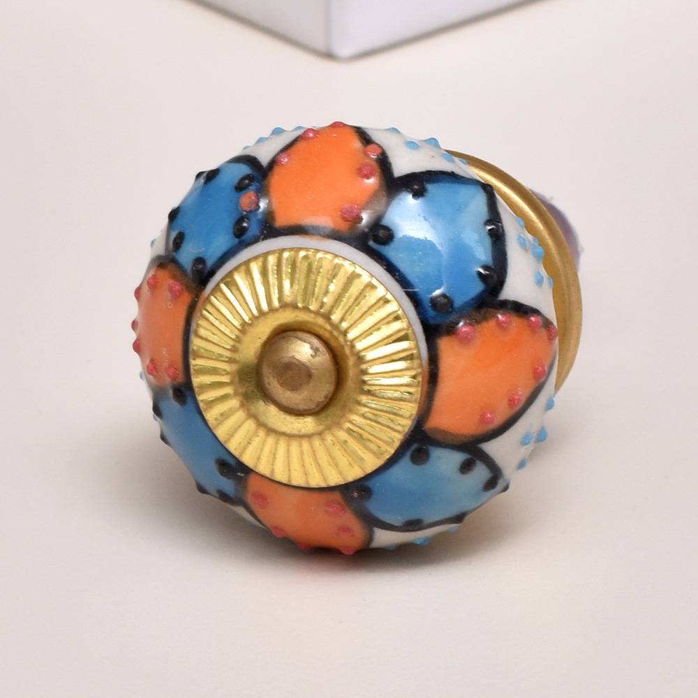 Mixed Lotus Ceramic Knob