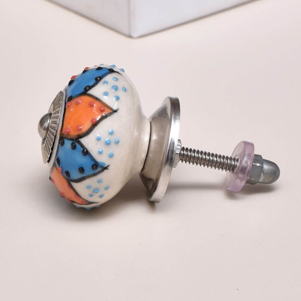 Mixed Lotus Ceramic Knob