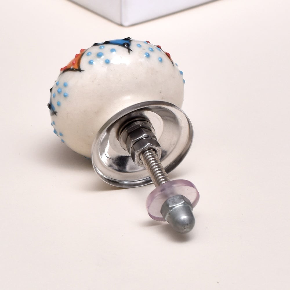 Mixed Lotus Ceramic Knob