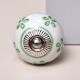 Green Floral Kitchen Cabinet Knob