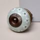 Sage Green And White Tiny Flower Ceramic Drawer Knob Online