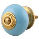 Sky Blue Ceramic Knob