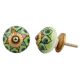 Rangoli Work Ceramic Knob