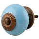 Sky Blue Ceramic Knob