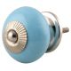 Sky Blue Ceramic Knob