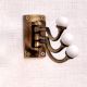 3 in 1 Antique Metal and Ceramic Wall Hooks