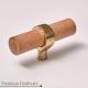 Natural Wooden T-Bar Drawer Knobs and Pulls