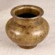 Handmade Vintage Brass Water Pot for Auspicious Occasions