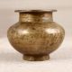 Handmade Vintage Brass Water Pot for Auspicious Occasions