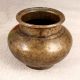 Vintage Finish Brass Holy Water Pot from Gujarat for Decor