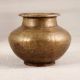 Traditional Handcrafted Brass Holy Water Pot for Flower Decoration