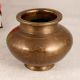 Elegant Brown Holy Water Pot Made of Brass for Prayer Room