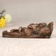 Handmade Copper Lord Ganesha Statue in Sleeping Position