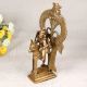 Brass Statue of God Sitting on Horse with Prabhavali for Decor