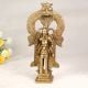 Brass Statue of God Sitting on Horse with Prabhavali for Decor