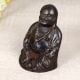 Handmade Dark Finish Laughing Buddha Made of Finest Brass