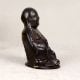 Handmade Dark Finish Laughing Buddha Made of Finest Brass