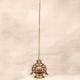 High-Quality Brass Hanging Gajalakshmi Oil Lamp in Brown Finish