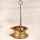 Handmade Hanging Gajalakshmi Oil Lamp Made of Finest Brass